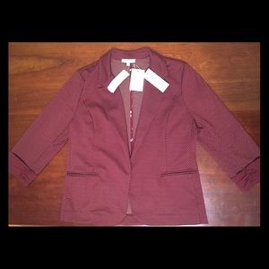 Knit blazer